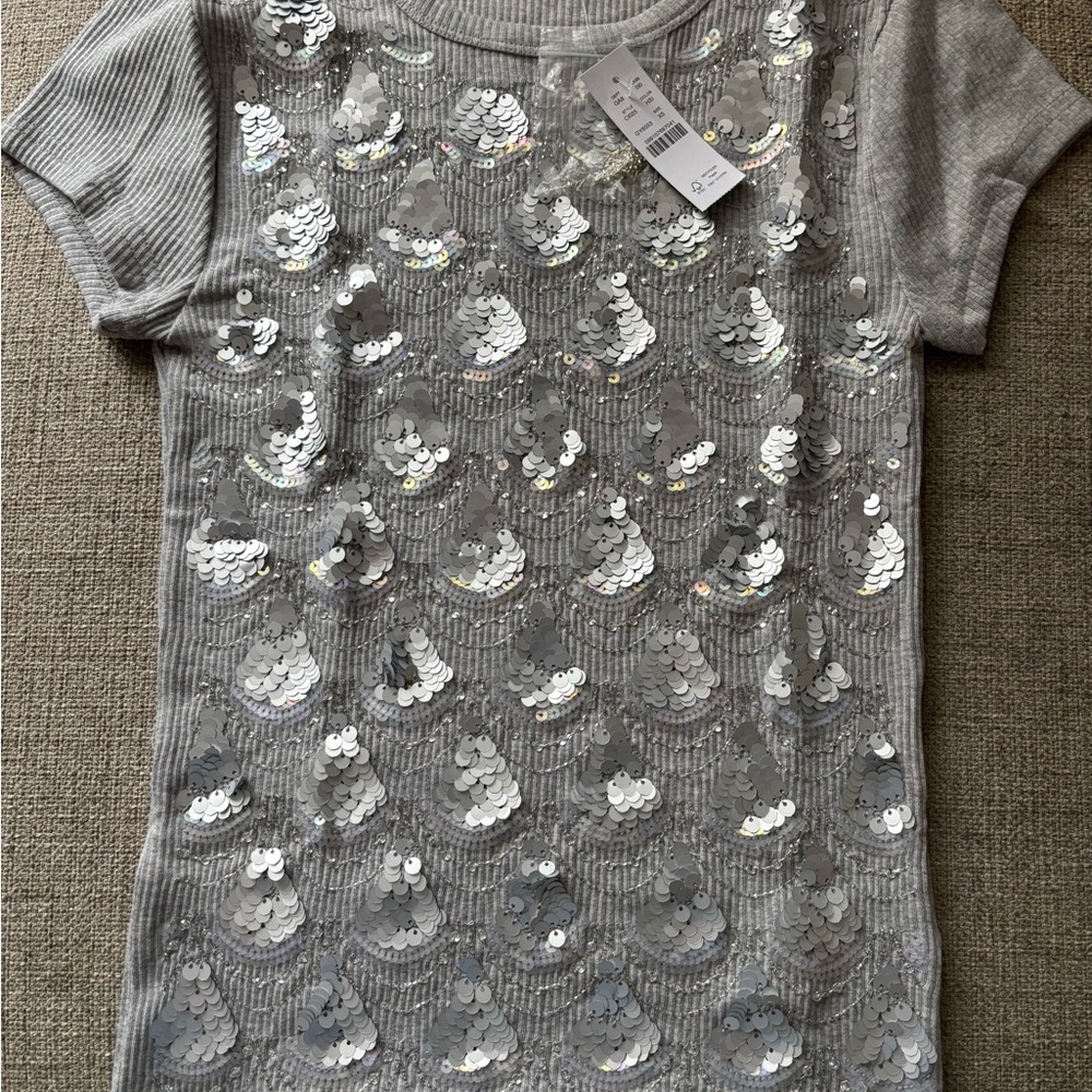 J. Crew Women’s Vintage Rib Embellished Top